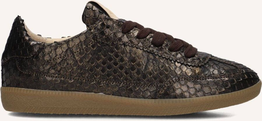 FRED DE LA BRETONIERE Lage Sneakers Dames Pearl Base Maat: 40 Materiaal: Leer Kleur: Brons