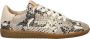 FRED DE LA BRETONIERE Lage Sneakers Dames Pearl Sign Maat: 40 Materiaal: Leer Kleur: Beige - Thumbnail 2