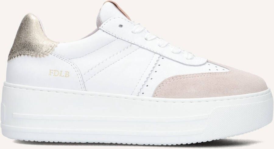 FRED DE LA BRETONIERE Lage Sneakers Dames Vajen Babs Maat: 42 Materiaal: Leer Kleur: Wit
