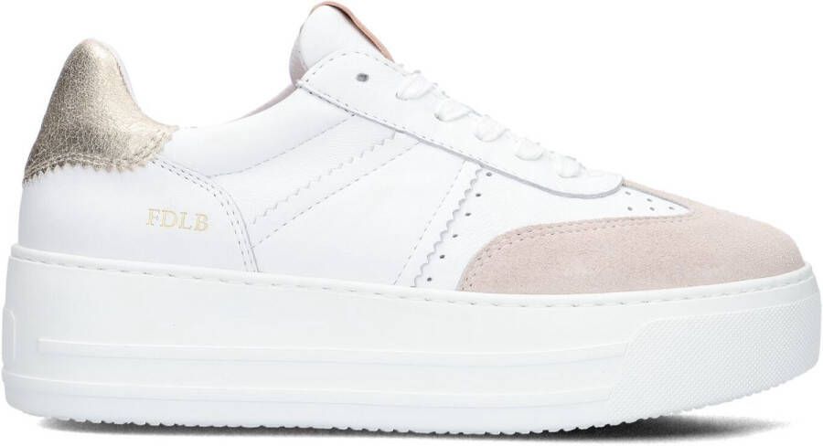 FRED DE LA BRETONIERE Lage Sneakers Dames Vajen Babs Maat: 37 Materiaal: Leer Kleur: Wit