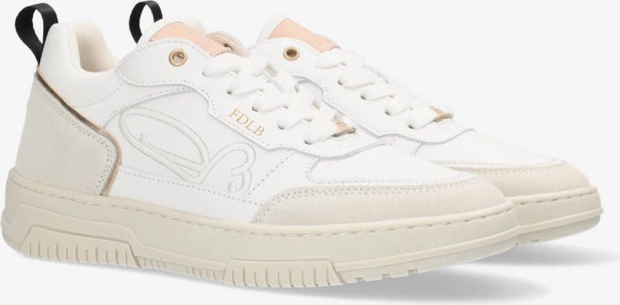 FRED DE LA BRETONIERE Lage Sneakers Dames Yara Leo Maat: 38 Materiaal: Leer Kleur: Wit