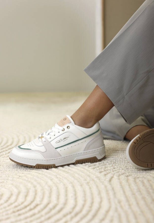 Fred de la Bretoniere Sneaker Yara Off White Groen