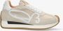 Fred de la Bretoniere Yentl Sign Mix Sneakers Beige Dames - Thumbnail 1