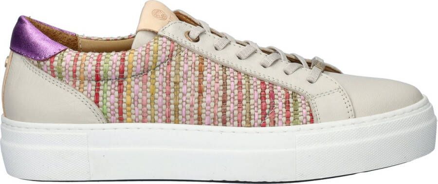 Fred de la bretoniere Storm Luca sneaker Raffia Roze Beige - Foto 2