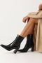 Fred de la Bretoniere Paige Ankle Boot Enkellaarsjes Enkelboots met rits Dames Zwart - Thumbnail 6