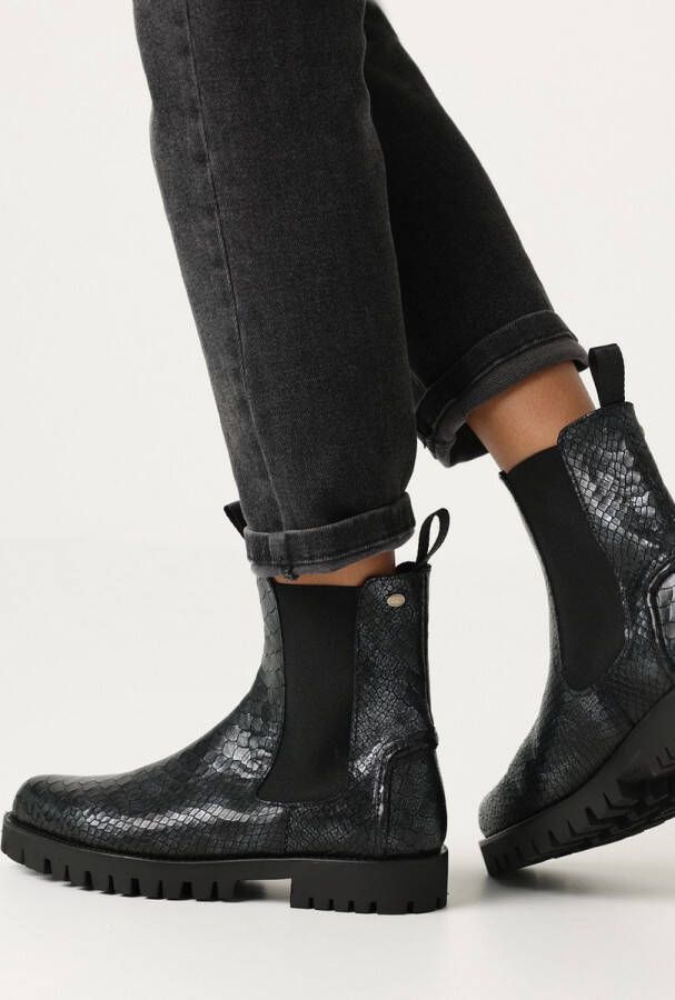 FRED DE LA BRETONIERE Chelsea Boots Dames Minou Chelsea Maat: 37 Materiaal: Leer Kleur: Zwart - Foto 2