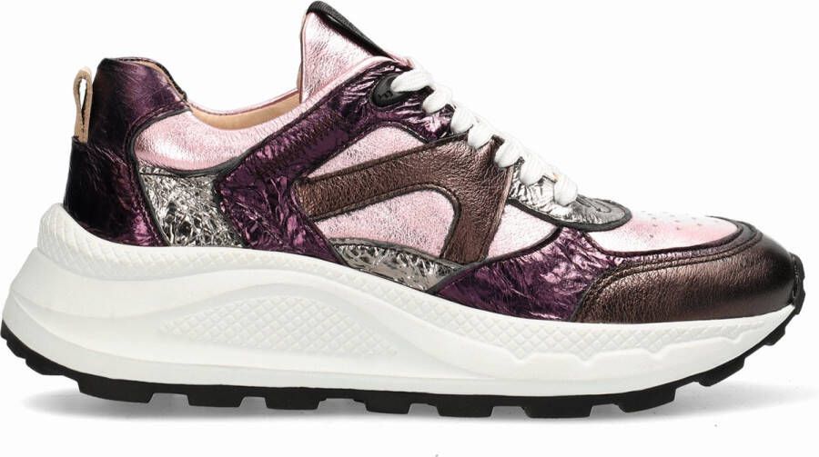 FRED DE LA BRETONIERE Lage Sneakers Dames Hazel Low Maat: 40 Materiaal: Leer Kleur: Roze - Foto 2