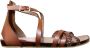 Fred de la Bretoniere Women Nadia Sandal Vachetta Woven Cogna - Thumbnail 1
