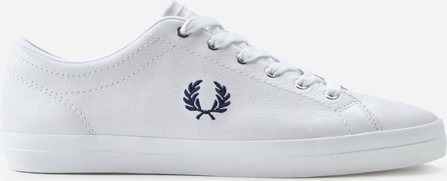 Fred Perry Baseline leather white