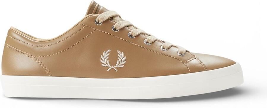 Fred Perry Bruine leren sneakers