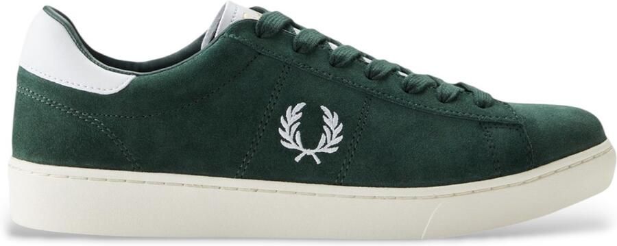 Fred Perry Groene leren Spencer instappers