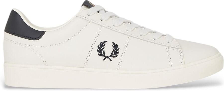 Fred Perry Spencer Tennis Spencer met heren veters B4334 White Wit Heren