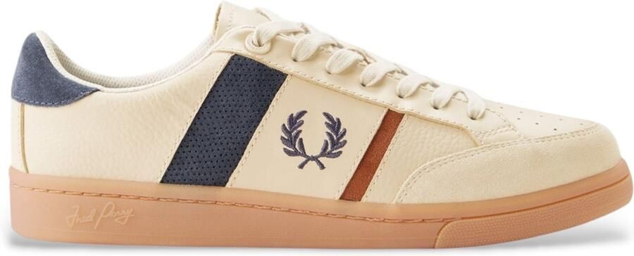 Fred Perry Suède en leren sneakers B725