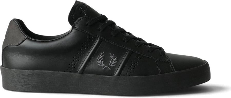 Fred Perry Topspin zwarte leren sneakers