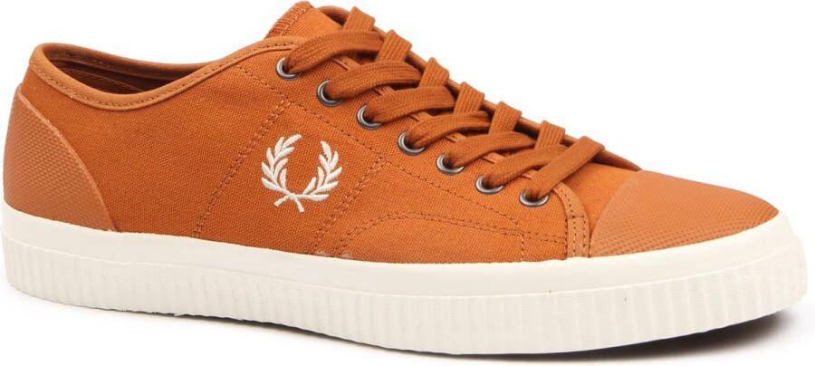 Fred Perry Sneaker Hughes laag Bruin Katoen Heren