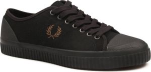 Fred Perry Sneaker Hughes laag Zwart Katoen Heren