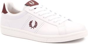 Fred Perry Sneaker Leer Wit Leer 100 Heren
