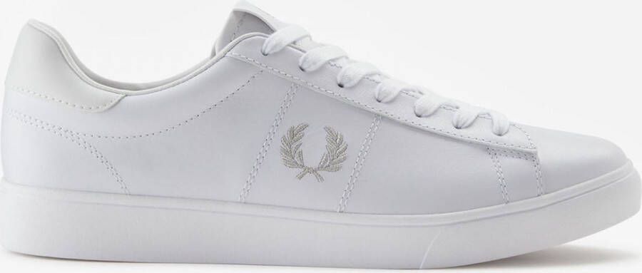 Fred Perry Spencer leather white