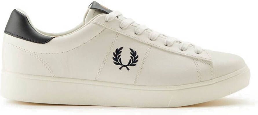 Fred Perry Spencer Tennis Spencer met heren veters B4334 White Wit Heren