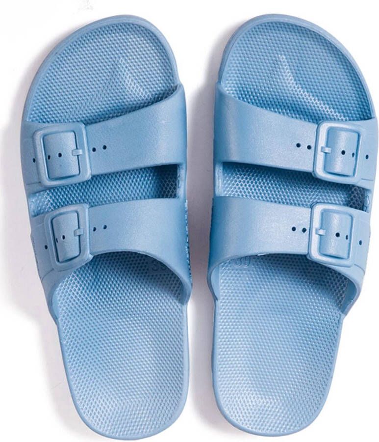 Freedom Moses Basic Lagoon Licht Blauwe Slipper