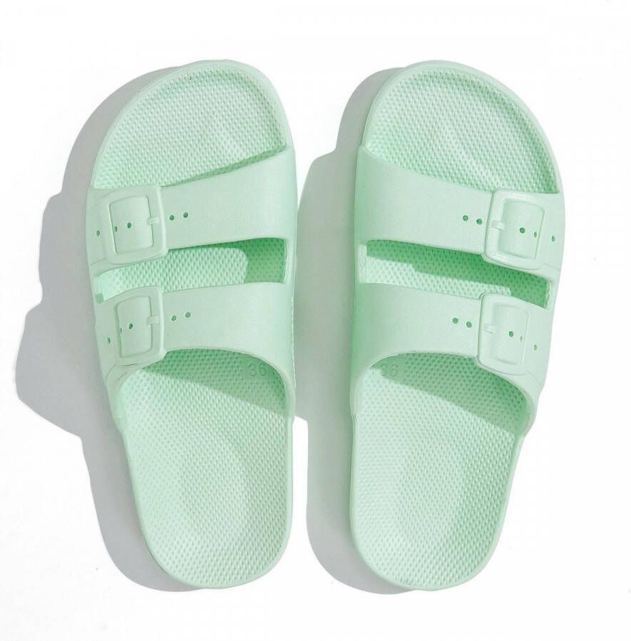 Freedom Moses Basic Mint Groene Slipper