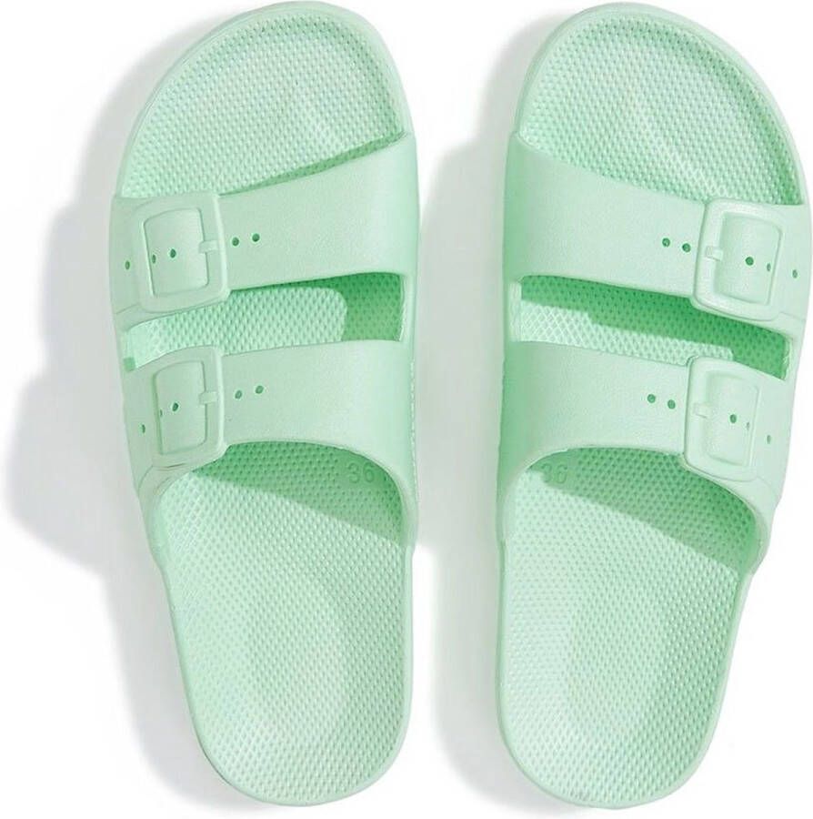 Freedom Moses slippers groen Kunststof Effen 36 37 - Foto 2