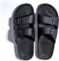 Freedom Moses slippers zwart Kunststof Effen 36 37 - Thumbnail 1