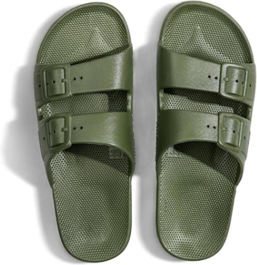 Freedom Moses slippers groen Kunststof Effen 41 42 - Foto 2