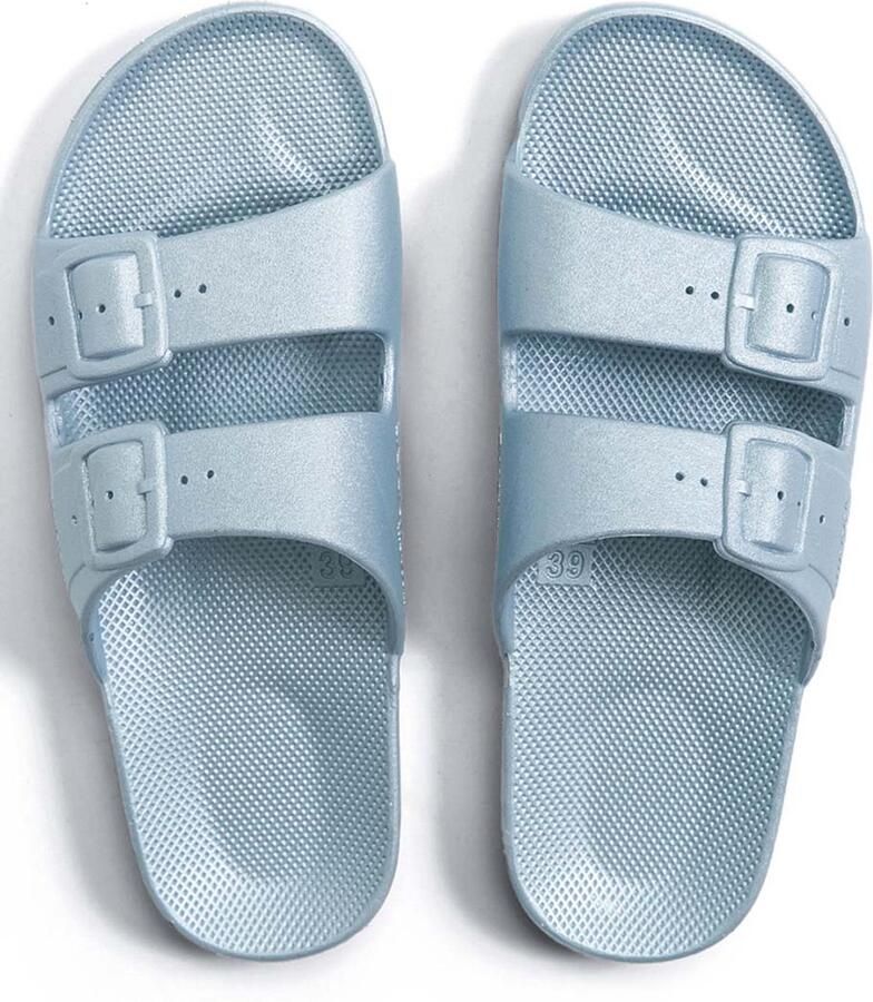 Freedom Moses Slippers NILI 36 37 metaalblauw - Foto 3