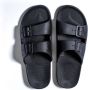 Freedom Moses slippers zwart Kunststof Effen 28 29 - Thumbnail 2