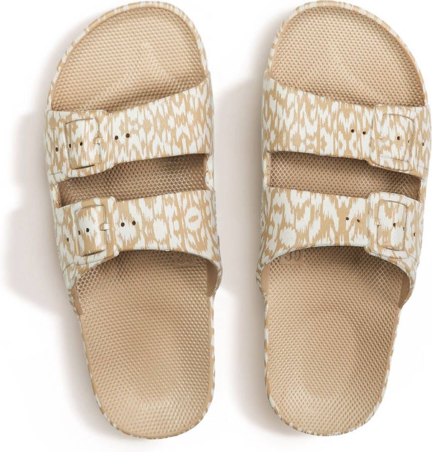 Freedom Moses Ikat Slippers Beige