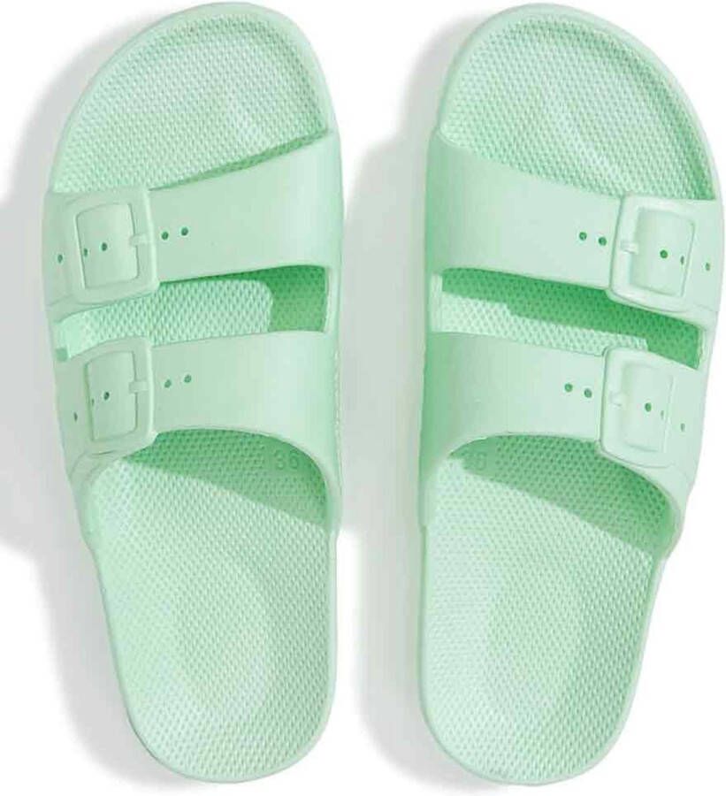 Freedom Moses slippers groen Kunststof Effen 41 42