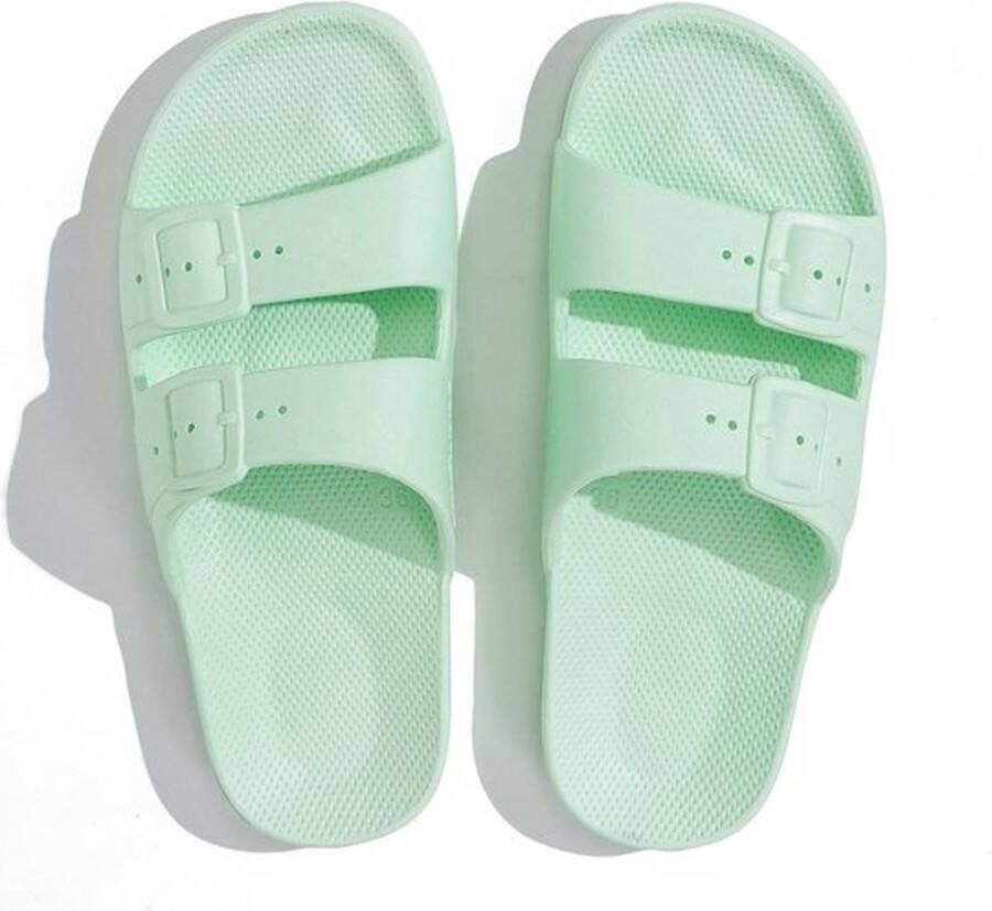 Freedom Moses slippers groen Kunststof Effen 36 37 - Foto 4