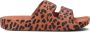Freedom Moses ""Slippers Leo Toffee"" Caramel met Leopard print - Thumbnail 1