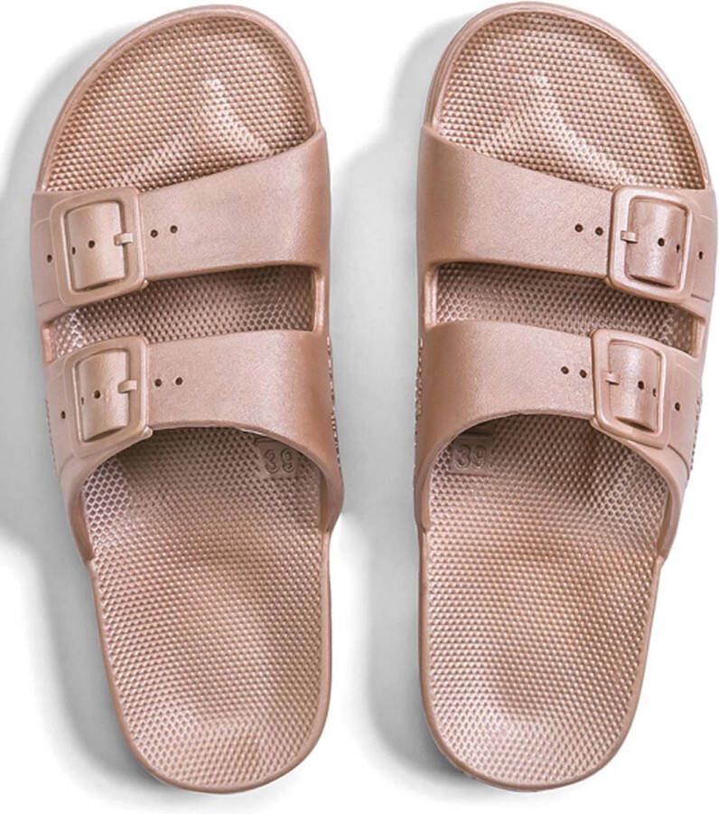 Freedom Moses Slippers Slides Vegan Jupiter Roze