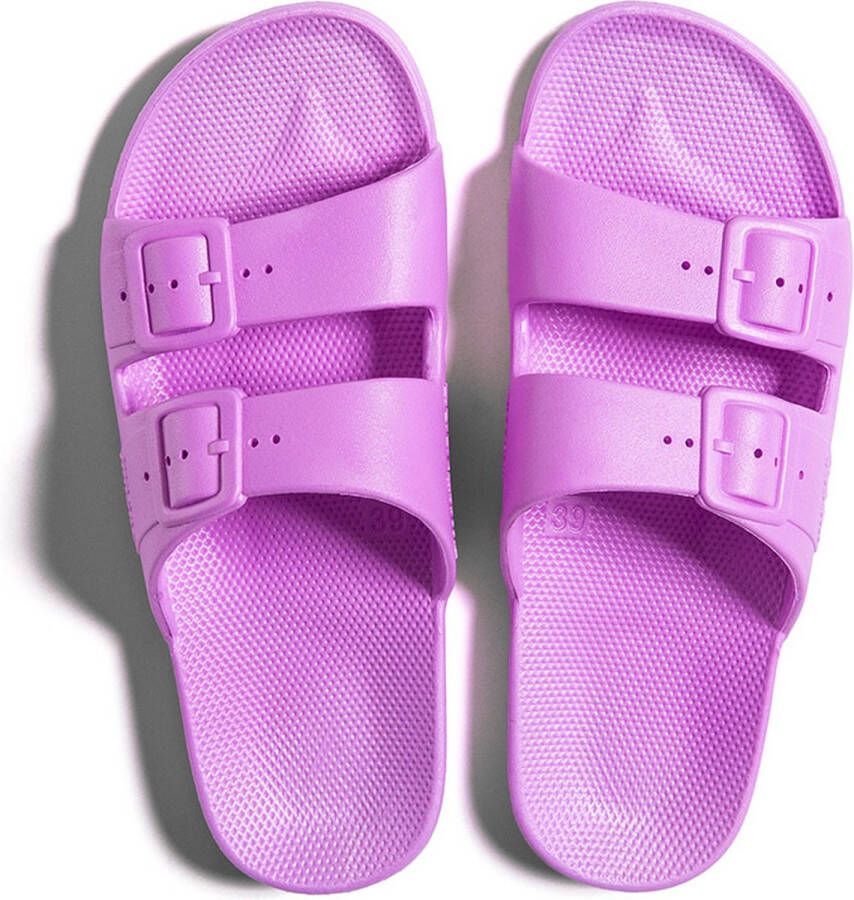 Freedom Moses Slippers Slides Vegan Ultra Paars