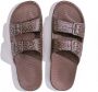 Freedom Moses slippers met panterprint beige Meisjes Kunststof Panterprint 28 29 - Thumbnail 5