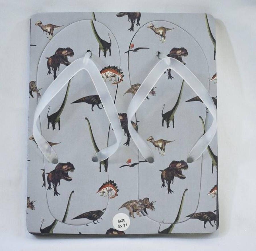 Freek Vonk teenslippers badslippers kinderen Dinosaurus