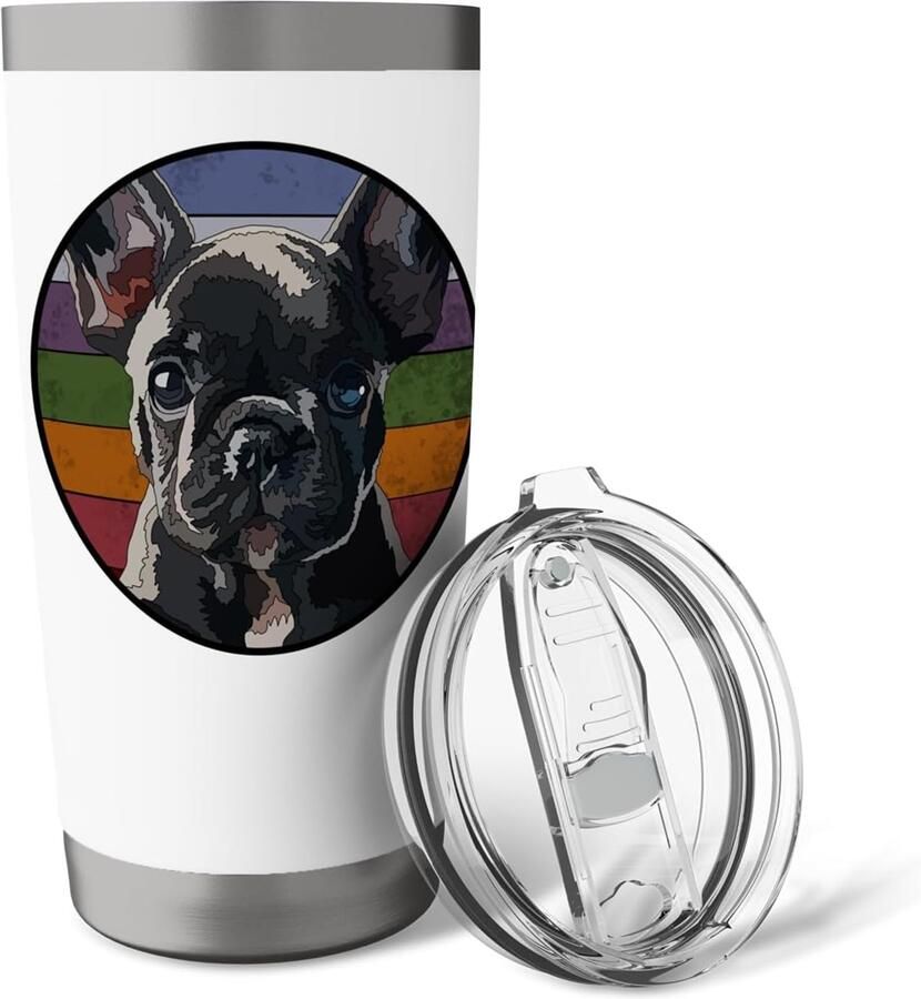 Frenchie Puppy Thermobeker voor hondenliefhebbers