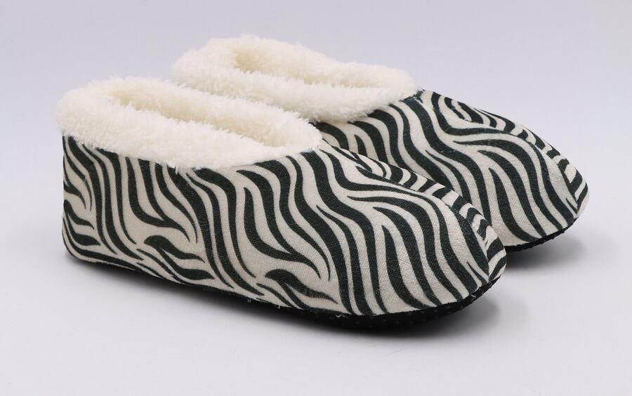 FRENZY Spaanse sloffen Dames zebra