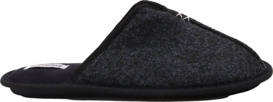 FRENZY Heren Pantoffel Zwart