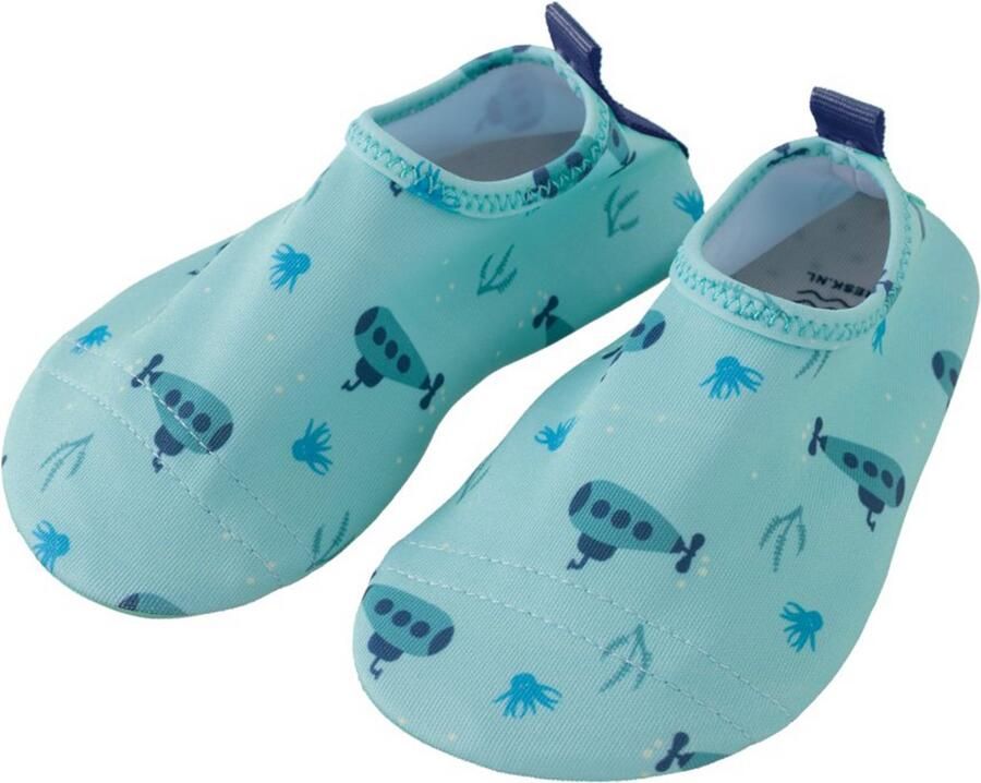 Fresk Zwemschoenen 29 30 UV 50-bescherming Antislip Strandschoenen Sneldrogend Waterschoenen voor Kinderen Elastische Pasvorm Jongens Blauw Submarine