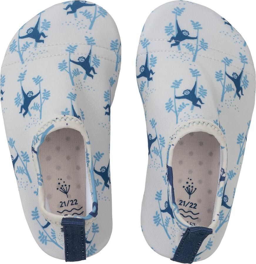 Fresk Zwemschoenen 27 28 UV 50-bescherming Antislip Strandschoenen Sneldrogend Waterschoenen voor Kinderen Elastische Pasvorm Jongens Crème Monkey