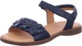 FRODDO Leren sandalen voor meisjes LORE FLOWERS donkerblauw - Blauw