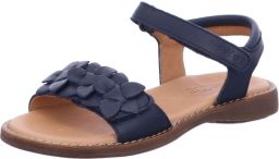 FRODDO Leren sandalen voor meisjes LORE FLOWERS donkerblauw