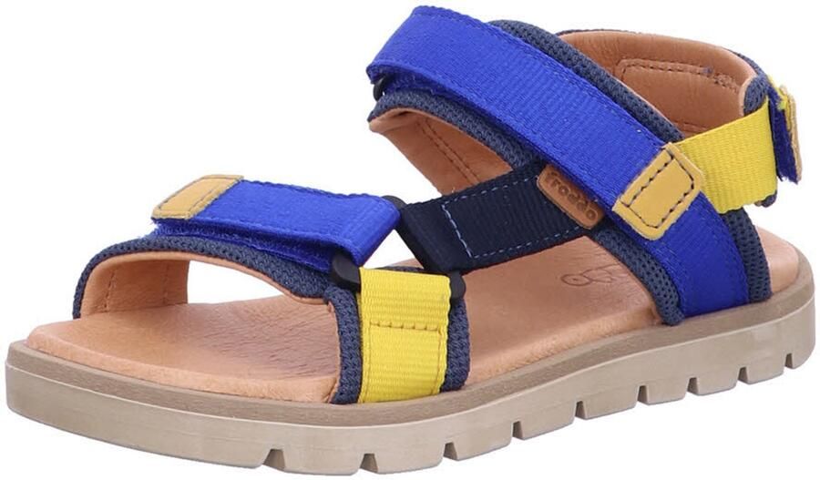 Froddo Kid's Barefoot Elastic Sandal Sandalen blauw beige