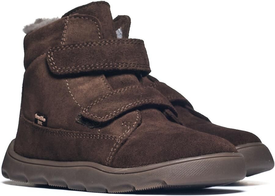 Froddo Kid's Zeru Tex Furry Barefoot Winterschoenen bruin