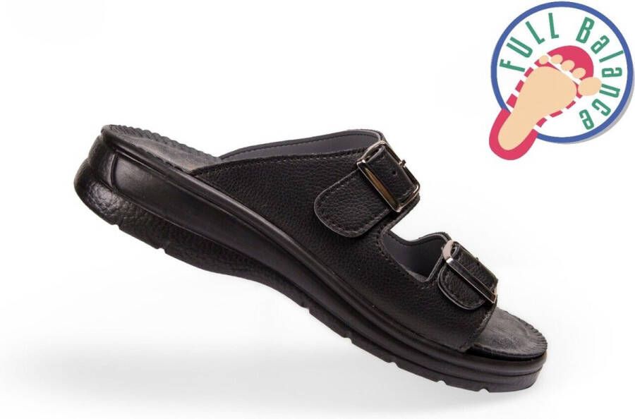 FullBalance Orthopedische Zwarte Arizona Sandalen Unisex