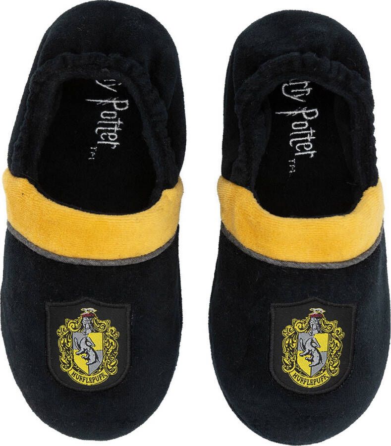 Funidelia Huffelpuf Pantoffels Harry Potter voor en Hogwarts Tovenaars Films & Series Zweinstein De beste nerd-merchandise en cadeaus voor echte fans met Kerstmis verjaardagen of een speciale gelegenheid Geel