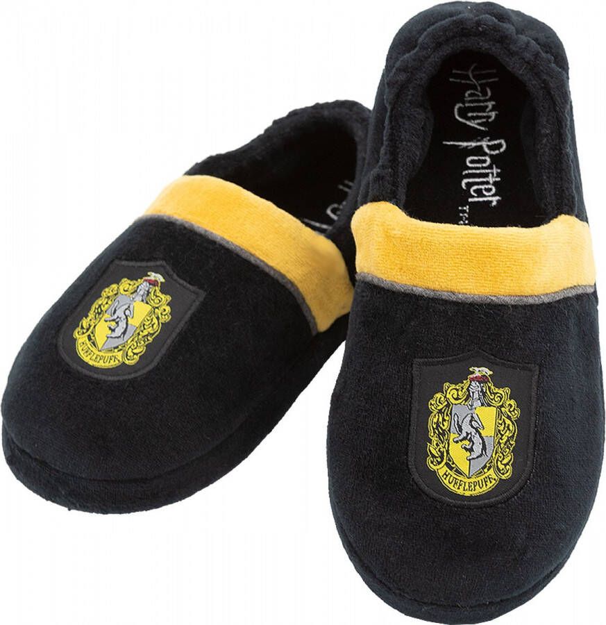 Funidelia Huffelpuf Pantoffels Harry Potter voor en Hogwarts Tovenaars Films & Series Zweinstein De beste nerd-merchandise en cadeaus voor echte fans met Kerstmis verjaardagen of een speciale gelegenheid Geel